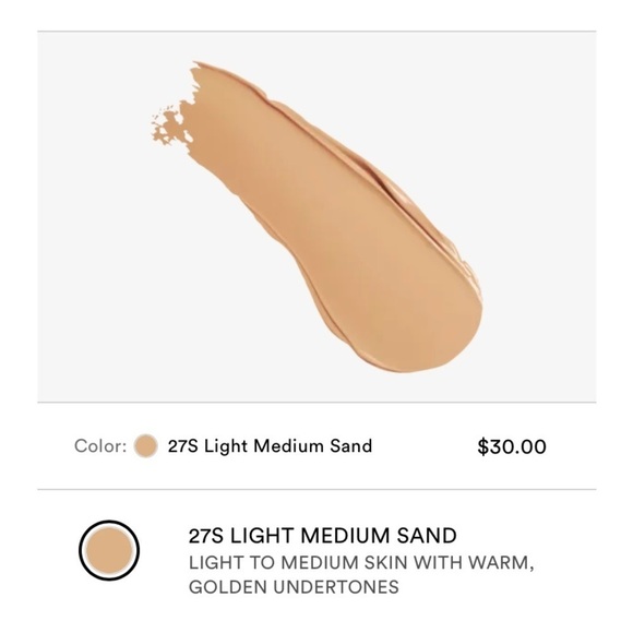 TARTE Light Medium Sand 27S Creaseless Creamy Concealer - Full Size .22 oz - Picture 4 of 4